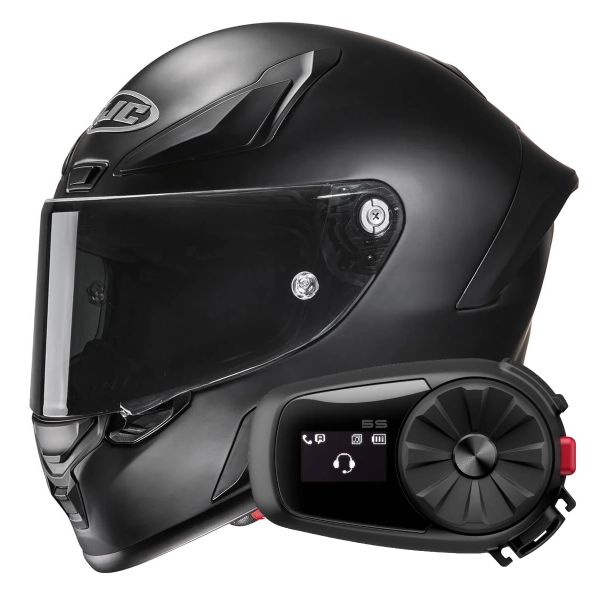 Integral HJC RPHA1 Matte Black + Kit Bluetooth 5S