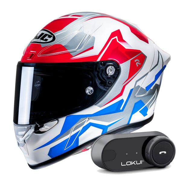 Integral HJC RPHA1 Nomaro MC21 + Kit Bluetooth Lokui K30