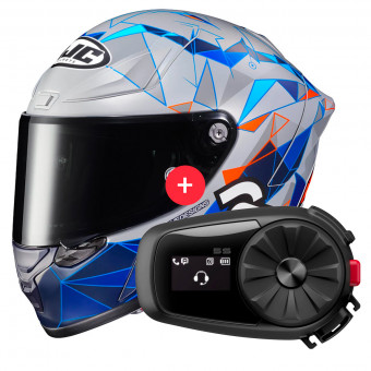 Integral HJC RPHA1 Pol Espargaro Replica MC2SF + Kit Bluetooth 5S