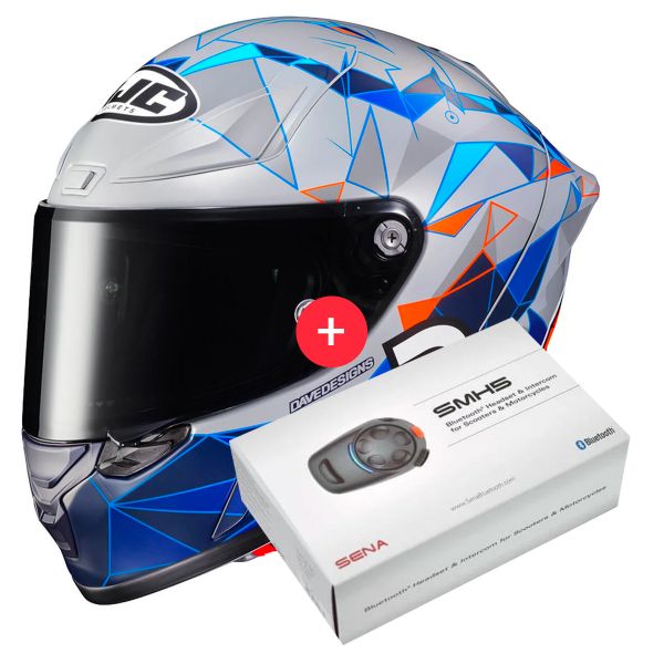 Integral HJC RPHA1 Pol Espargaro Replica MC2SF + Kit Bluetooth SMH5