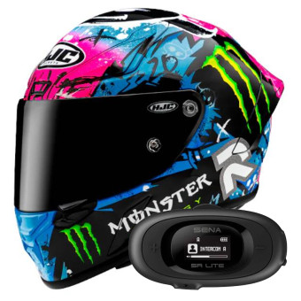 Integral HJC RPHA1 Quartararo Le Mans SP 2024 + Kit bluetooth 5R Lite