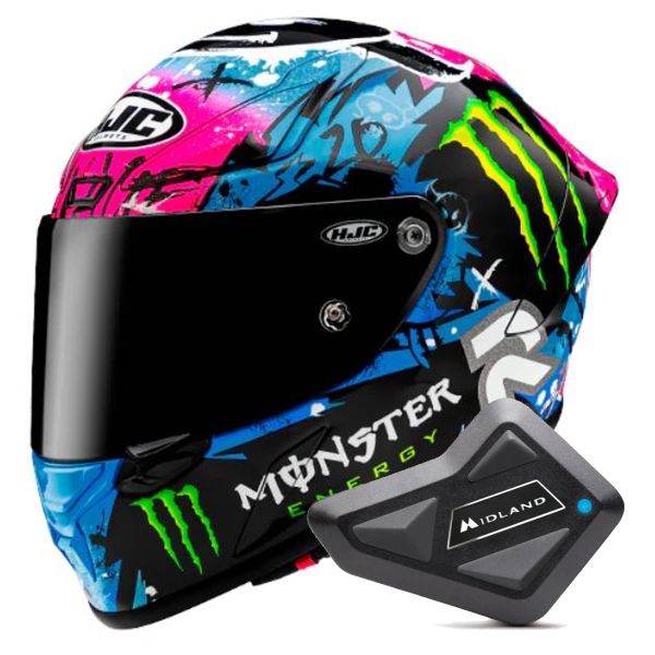 Integral HJC RPHA1 Quartararo Le Mans SP 2024 + Kit Bluetooth BT Mini Integral HJC RPHA1 Quartararo Le Mans SP 2024 + Kit Bluetooth BT Mini