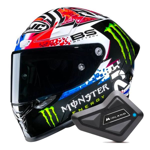 Integral HJC RPHA1 Quartararo Le Mans SP + Kit Bluetooth BT Mini