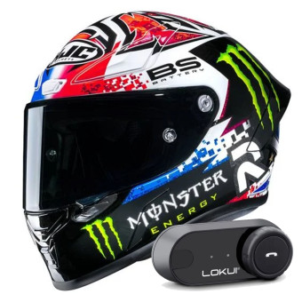 Integral HJC RPHA1 Quartararo Le Mans SP + Kit Bluetooth Lokui K30