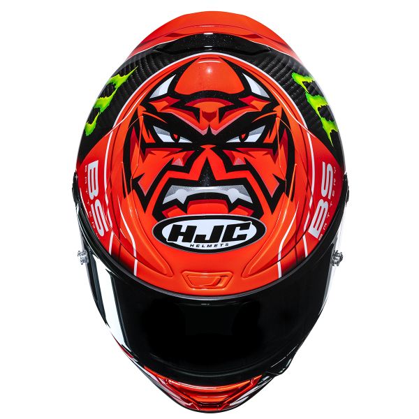 HJC RPHA1 V2 Carbon Quartararo Replica MC1