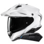 Casque Integral HJC RPHA60 Pearl White + Kit Bluetooth Smart 11B