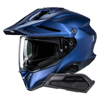 Integral HJC RPHA60 Semi Flat Metallic Blue + Kit Bluetooth Smart 21B
