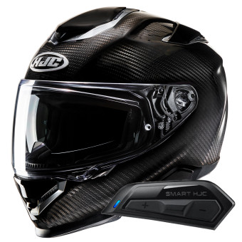Integral HJC RPHA71 Carbon Black + Kit Bluetooth Smart 11B