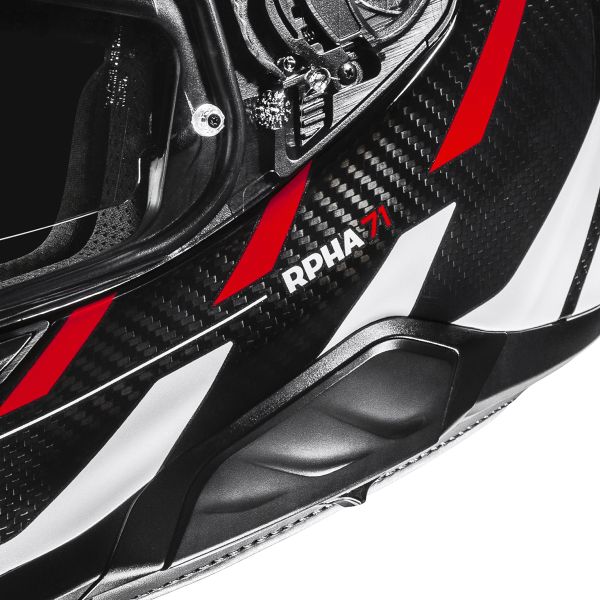 HJC RPHA71 Carbon Cano MC1 + Kit Bluetooth Smart 11B