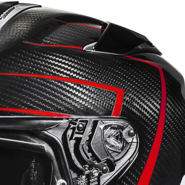 HJC RPHA71 Carbon Cano MC1 + Kit Bluetooth Smart 11B