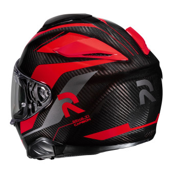 HJC RPHA71 Carbon Hamil MC1 + Kit Bluetooth Smart 21B