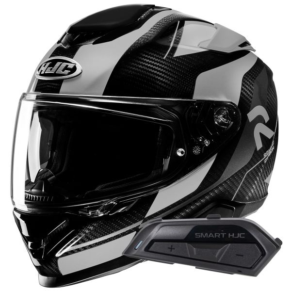 Integral HJC RPHA71 Carbon Hamil MC5 + Kit Bluetooth Smart 21B