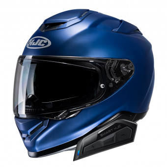 Integral HJC RPHA71 Semi Flat Metallic Blue + Kit Bluetooth Smart 21B