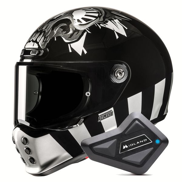 Integral HJC V10 Crania MC5 + Kit Bluetooth BT Mini