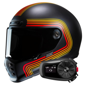 Integral HJC V10 Foni MC1SF + Kit Bluetooth 5S Solo