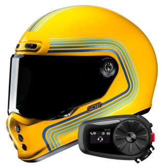 Integral HJC V10 Foni MC3 + Kit Bluetooth 5S Solo