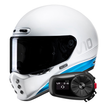 Integral HJC V10 Tami MC2 + Kit Bluetooth 5S Solo