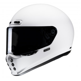 HJC V10 White + Kit Bluetooth Lokui K30