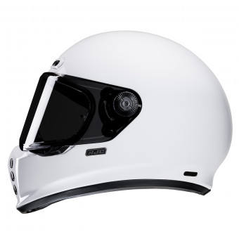 HJC V10 White + Kit Bluetooth Lokui K30