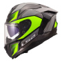 Casque Integral LS2 Challenger II Viper Grey H-V Yellow FF817