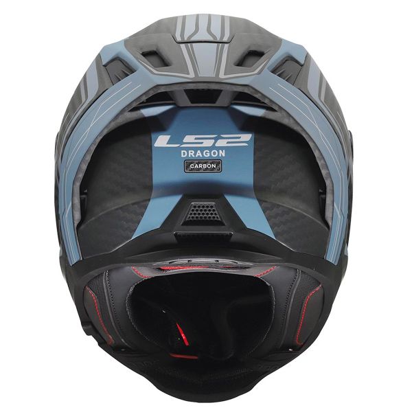 LS2 Dragon Subic White Bllue Petrol FF807