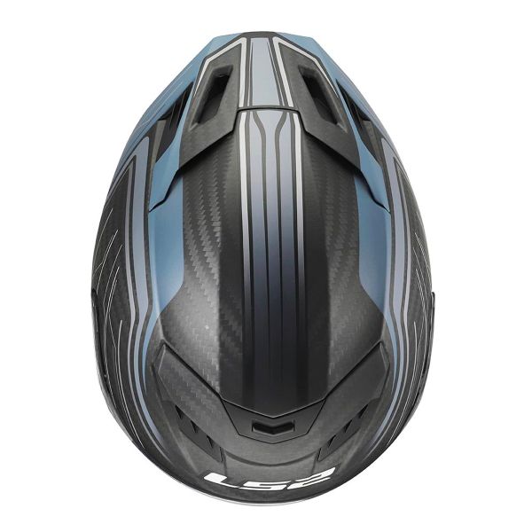 LS2 Dragon Subic White Bllue Petrol FF807