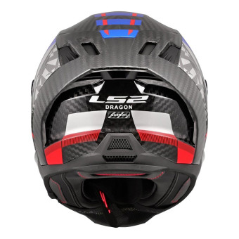 LS2 Dragon Trax Blue Red FF807