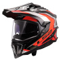 Casque Integral LS2 Explorer Carbon Frontier II Orange MX701