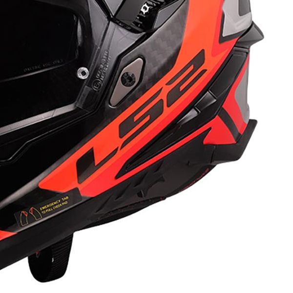 LS2 Explorer Carbon Frontier II Orange MX701