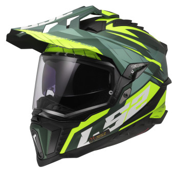 Integral LS2 Explorer Spire Green Hi-Vis Yellow MX701