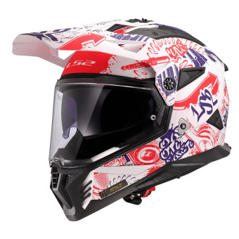 Integral LS2 Pioneer II Fantasy White Red Blue MX702