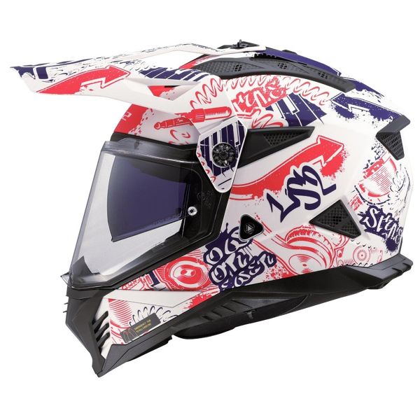 LS2 Pioneer II Fantasy White Red Blue MX702