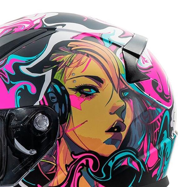 LS2 Rapid II Cyberg Purple Cyan FF353