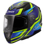 Casque Integral LS2 Rapid II Flitz H-Vis Yellow Blue FF353