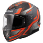 Casque Integral LS2 Rapid II Flitz Orange Grau FF353