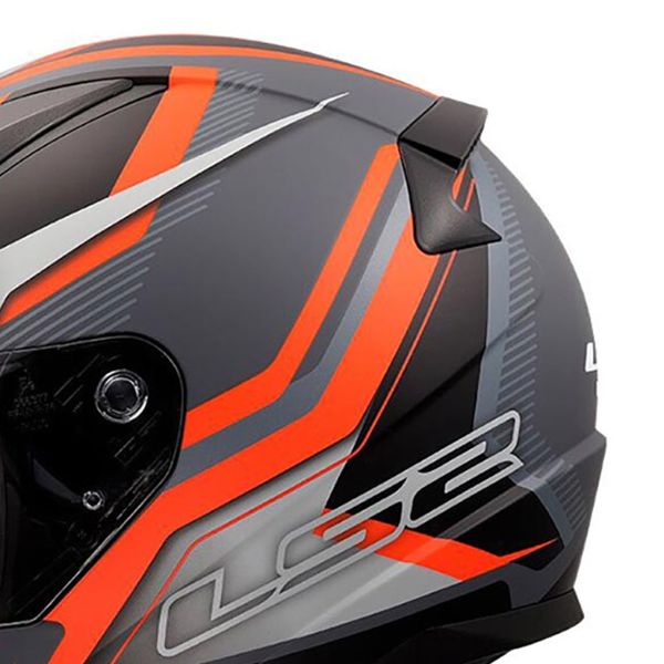 LS2 Rapid II Flitz Orange Grau FF353