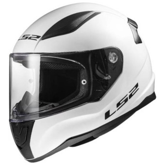 LS2 Rapid II Solid White FF353 + Kit Bluetooth BT Mini
