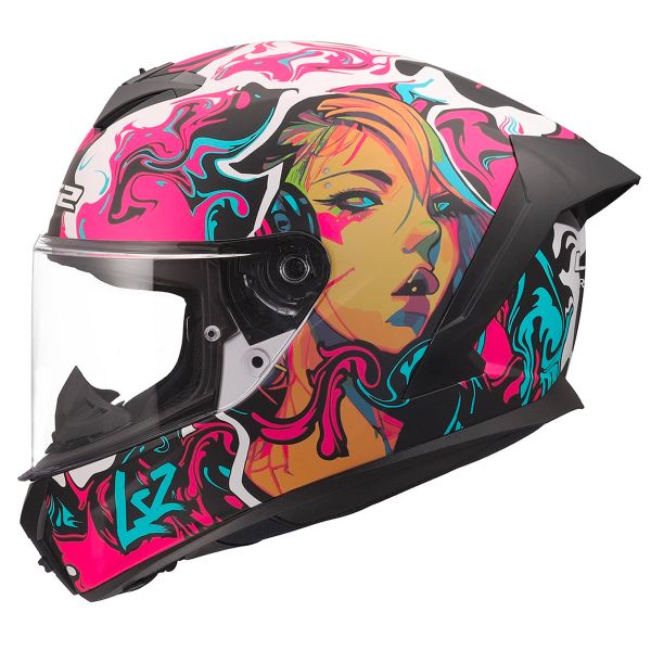 Integral LS2 Rapid III Cyberg Purple Cyan FF820