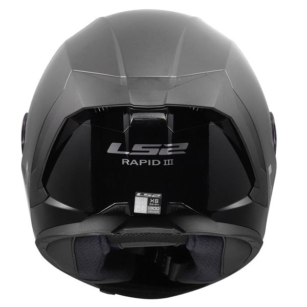 LS2 Rapid III Solid Gloss Black FF820