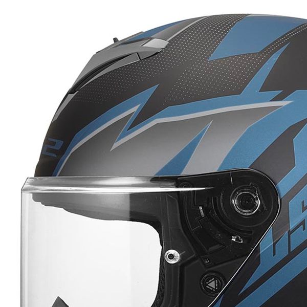 LS2 Rapid III Xtrem Black Blue Petrol FF820