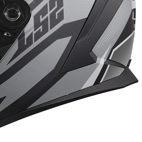 LS2 Rapid III Xtrem Black Grey FF820