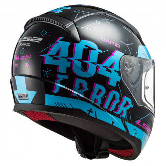 LS2 Rapid Player Black Sky Blue FF353