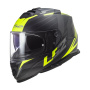 Casque Integral LS2 Storm II Nerve Matt Black H-V Yellow FF800