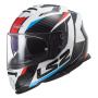 Casque Integral LS2 Storm II Racer Red Blue FF800