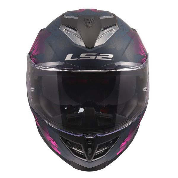 LS2 Storm III Burst Black Pink FF818