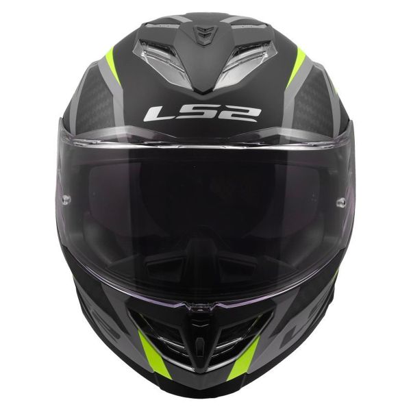 LS2 Storm III Dynamo Black H-V Yellow FF818