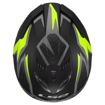 LS2 Storm III Dynamo Black H-V Yellow FF818