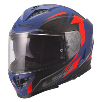 Casque Integral LS2 Storm III Dynamo Blue Red FF818
