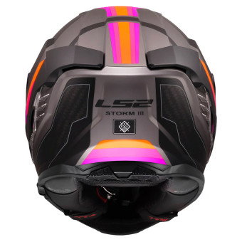 LS2 Storm III Sporty Grey Purple FF818