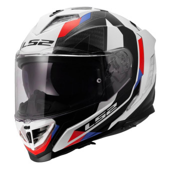 Casque Integral LS2 Storm III Sporty White Blue Red FF818